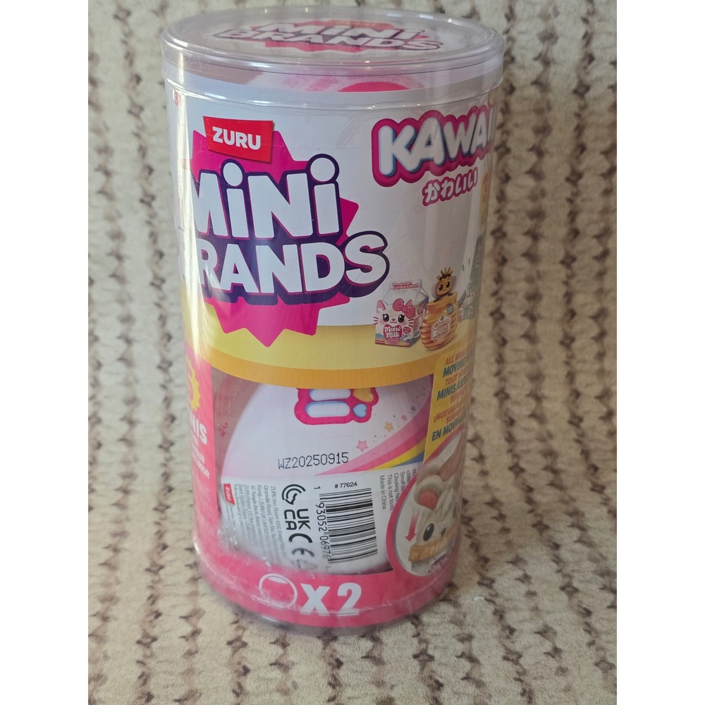 Zuru Mini Brands Kawaii Series 2-Pack Mystery Capsule Tube Moving Minis New